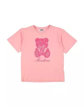 Футболка Moschino Kid, розовый