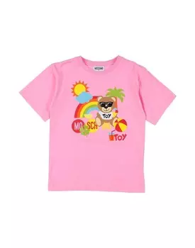 Футболка Moschino Kid, розовый