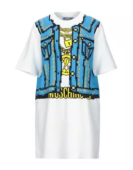Футболка Moschino, лазурный