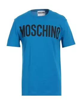 Футболка Moschino, лазурный