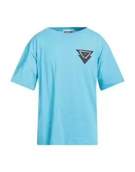 Футболка Moschino, лазурный