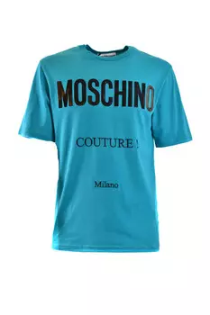 Футболка Moschino, light blue