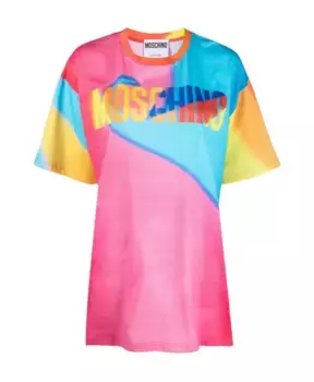 Футболка Moschino, мультиколор