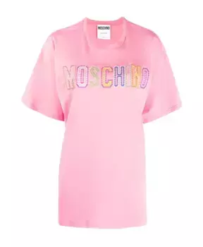 Футболка Moschino, розовый