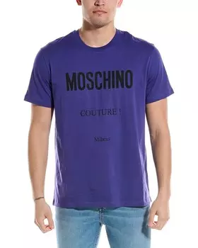 Футболка Москино Moschino, фиолетовый