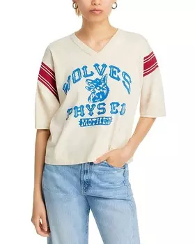 Футболка MOTHER The Blitz с рисунком, белый