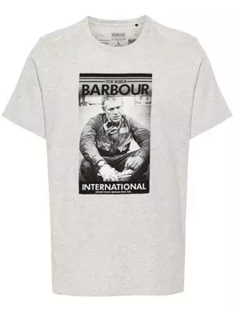 Футболка Mount из коллаборации со Steve McQueen Barbour International, серый