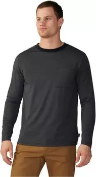 Футболка Mountain Hardwear Low ExposureLong Sleeve, черный
