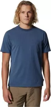 Футболка Mountain Hardwear Low ExposureShort Sleeve, цвет Zinc