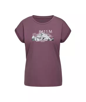 Футболка Mountain женская 8611м Mammut, фиолетовый