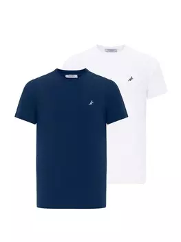 Футболка Moxx Paris, темно-синий/не совсем белый