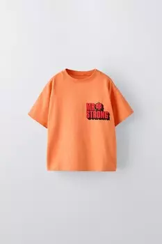 Футболка mr. men little miss ZARA, оранжевый