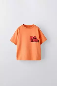 Футболка mr. men little miss ZARA, оранжевый