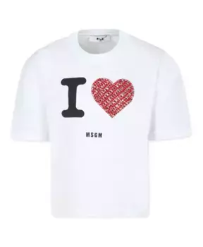 Футболка Msgm, белый