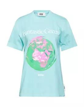 Футболка Msgm, бирюзовый