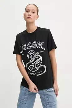 Футболка MSGM из хлопка, черный