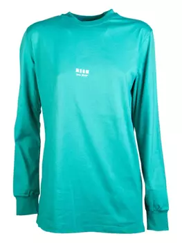 Футболка MSGM Love!, зеленый