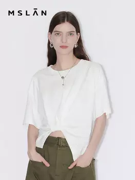 Футболка MSlan, кремовый