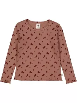 Футболка msli Langarmshirt, цвет daydream/cabernet/bark