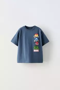 Футболка мстители marvel comics ZARA, синий
