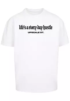 Футболка Mt Upscale HUSTLE, белый