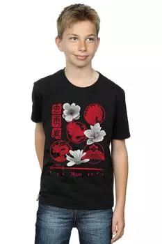 Футболка «Мулан с иконами кино» Disney, черный