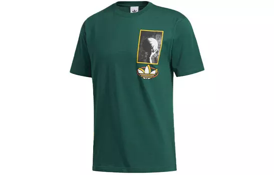 Футболка Multi-Hit мужская зеленая Adidas Originals, зеленый