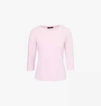 Футболка Multia с длинными рукавами из эластичного хлопка Weekend Max Mara, розовый