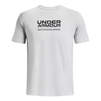 Футболка multicolor box tee 'white' Under Armour, белый