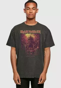 ФУТБОЛКА MUMMY ACID WASHED HEAVY OVERSIZE Iron Maiden Merchcode
