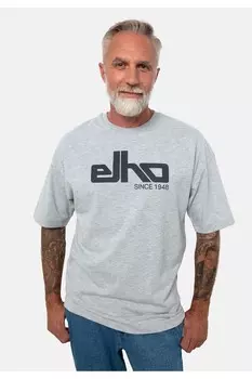Футболка Munchen 6397 с логотипом Elho, серый