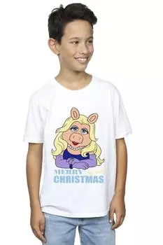 Футболка Muppets Miss Piggy Queen of Holidays Disney, белый