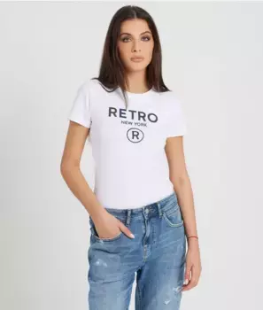 Футболка Muriel Retro Jeans, белый