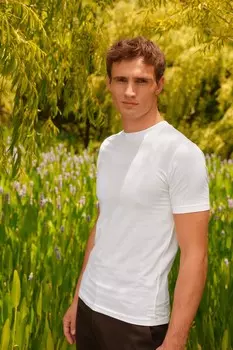 Футболка мускулистого кроя с круглым вырезом Next, белый