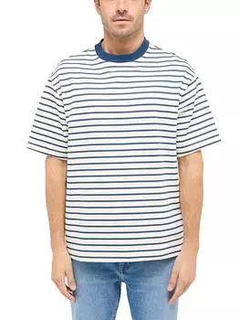 Футболка Mustang, белый/синий