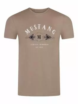 Футболка Mustang, бежевый