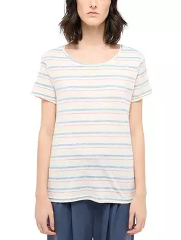 Футболка Mustang, цвет hellblau/rosa