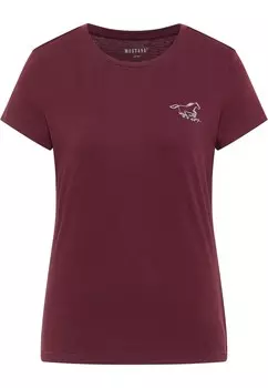 Футболка MUSTANG Shirt, темно-красный