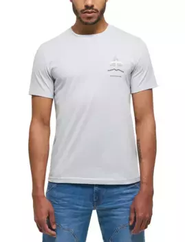 Футболка MUSTANG "Стиль Alex C Принт", синий