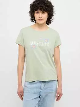 Футболка Mustang, зеленый