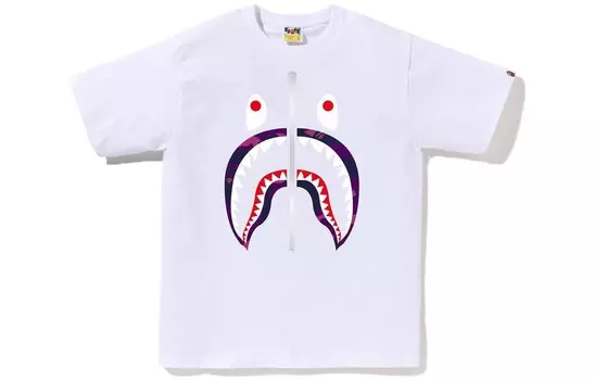 Футболка мужская A Bathing Ape, белый/красный