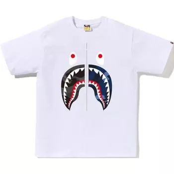 Футболка мужская A Bathing Ape, белый/серый