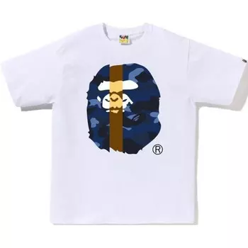 Футболка мужская A Bathing Ape, белый/синий