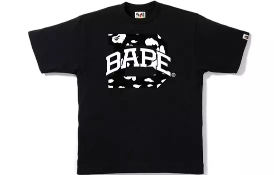 Футболка мужская A Bathing Ape, черный/белый
