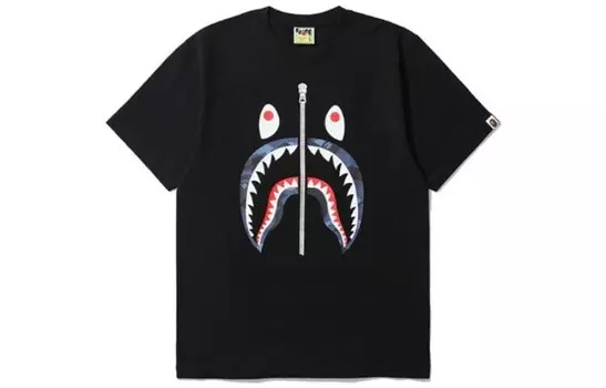 Футболка мужская A Bathing Ape, черный/красный