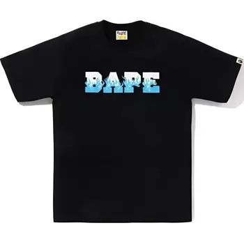 Футболка мужская A Bathing Ape, черный/красный