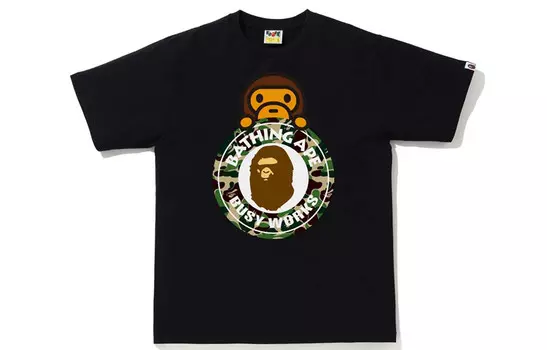 Футболка мужская A Bathing Ape, черный/синий