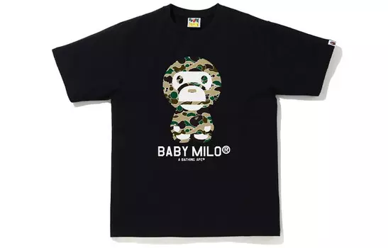 Футболка мужская A Bathing Ape, черный/зеленый