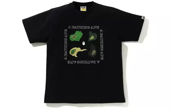Футболка мужская A Bathing Ape, черный/зеленый