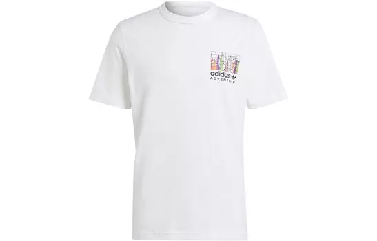 Футболка мужская ADVENTURE GRAPHIC белая Adidas Originals, белый